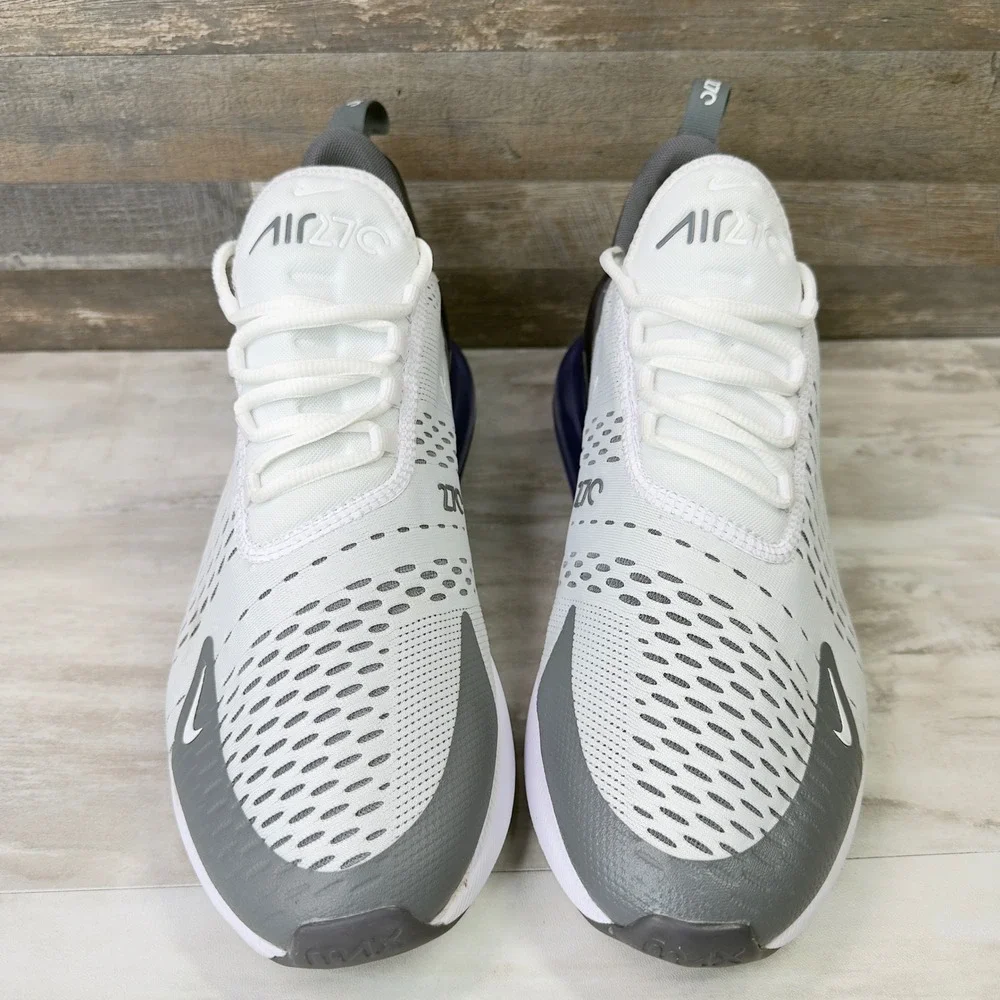 Nike Air Max 270 White Persian Violet Mens Size 12 Sneakers White AH8050-107